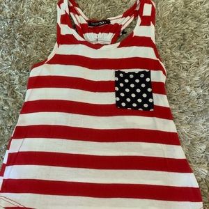 PaperMoon boutique patriotic tank top